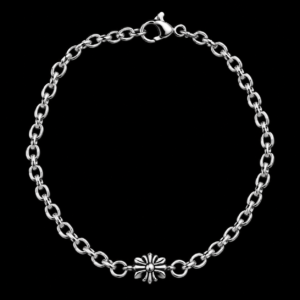 Chrome Floral Minimal Bracelet