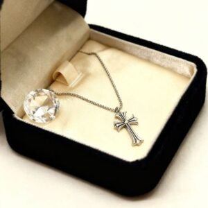 Chrome Heart Minimal Necklace with Box Chain