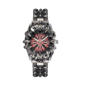 Claw Watch Alabaster - GUN BLACK ABSTRACT ART RED