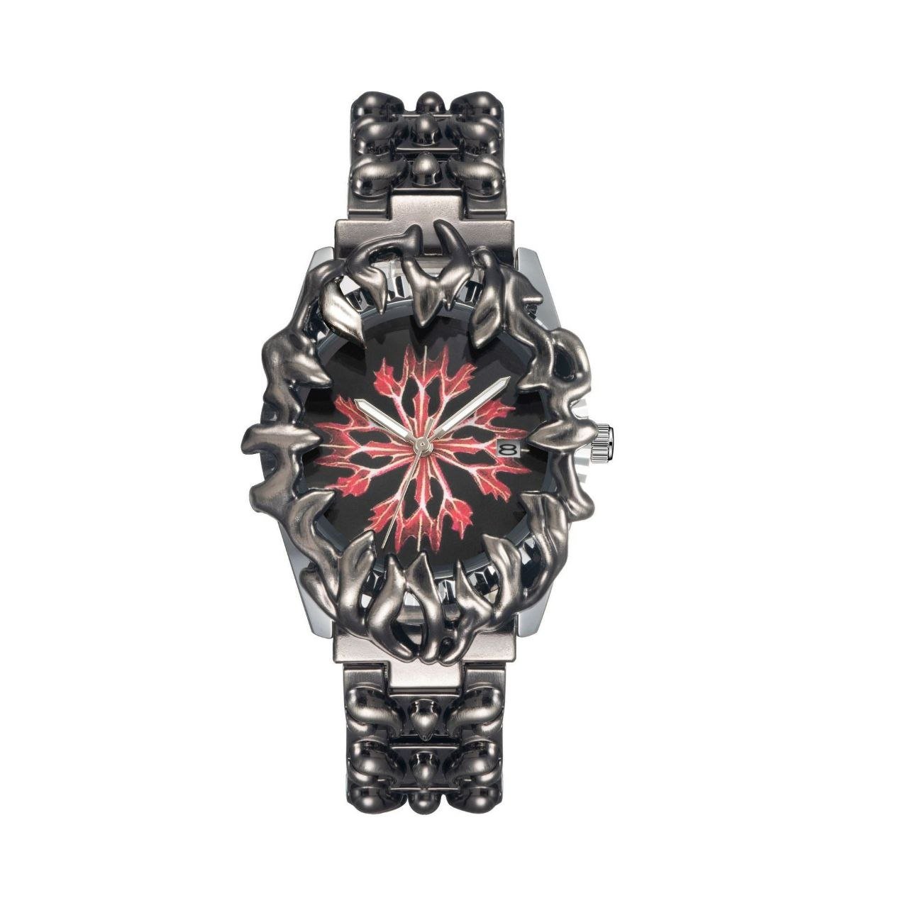 Claw Watch Alabaster - GUN BLACK ABSTRACT ART RED