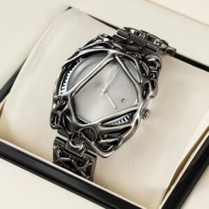 Claw Watch Alabaster - GUN BLACK SILVER without Magnifying Glass