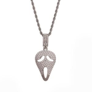 Ghost Face Icedout Pendant