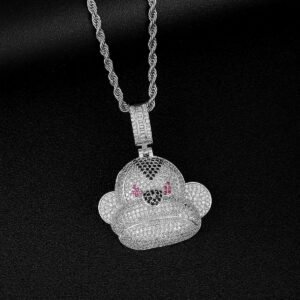 Icedout Monkey Pendant