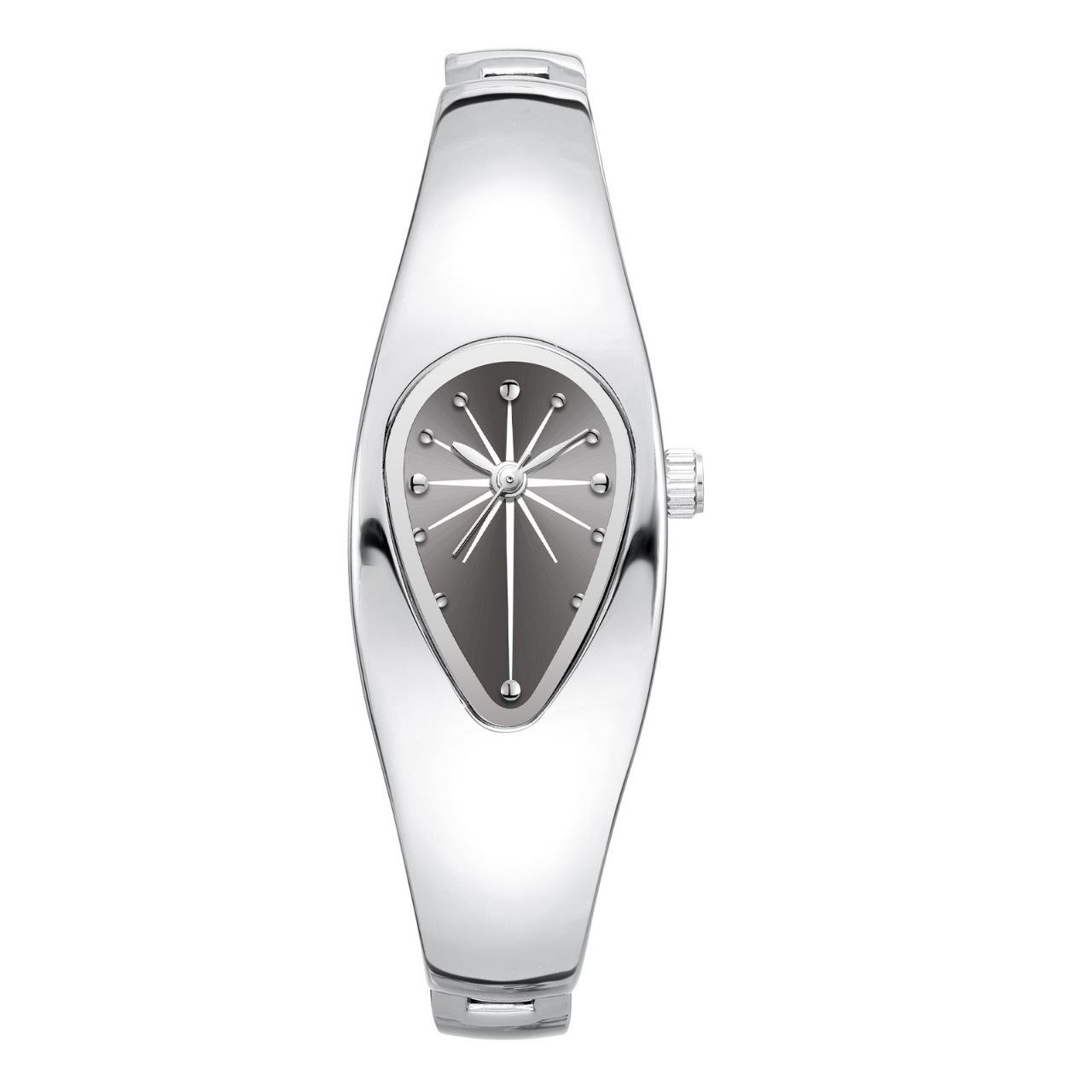 Millennial Style Irregular Y2K Water Drop Watch - Black
