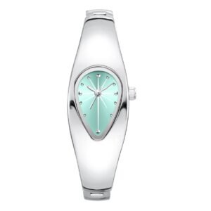 Millennial Style Irregular Y2K Water Drop Watch - Tiffany Blue