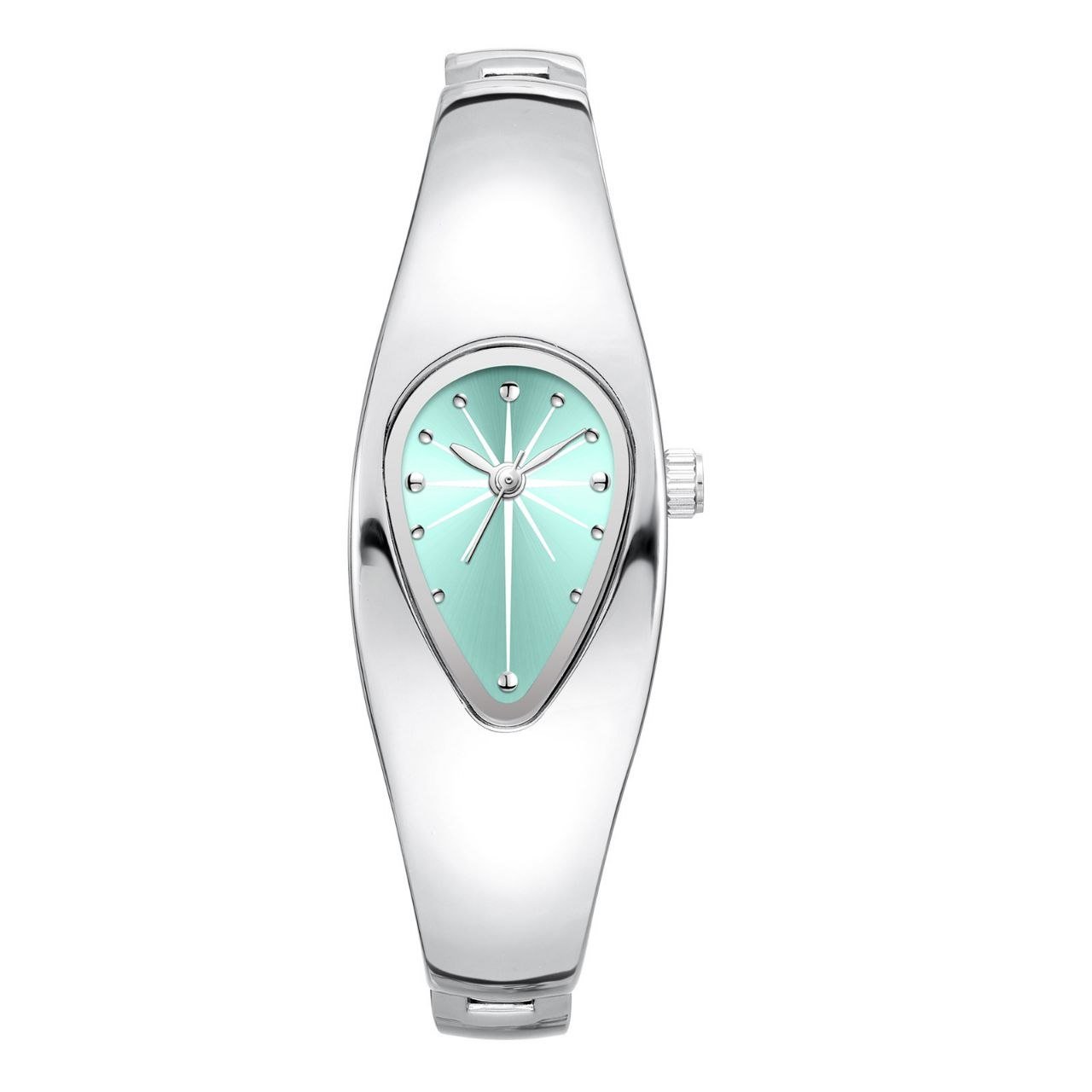 Millennial Style Irregular Y2K Water Drop Watch - Tiffany Blue
