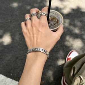 Stainless Steel Cuban Link Bracelet