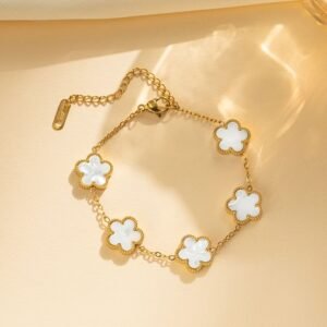 van cleef bracelet White
