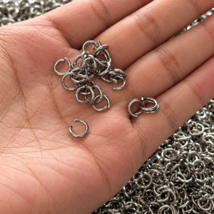 Open Ring 304 Stainless Steel Silver